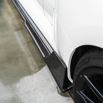 BMW Pre-Preg Carbon Fiber TOPSTH Designs Side Skirts for G87 M2