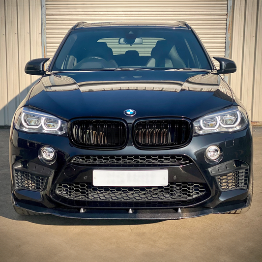 BMW Carbon Fiber M Performance Style Front Splitter for F85 X5M & F86 X6M (2015-2019)