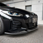 BMW Pre-Pregged Carbon Fiber 3D Style Front Splitter for G22 (2020+)