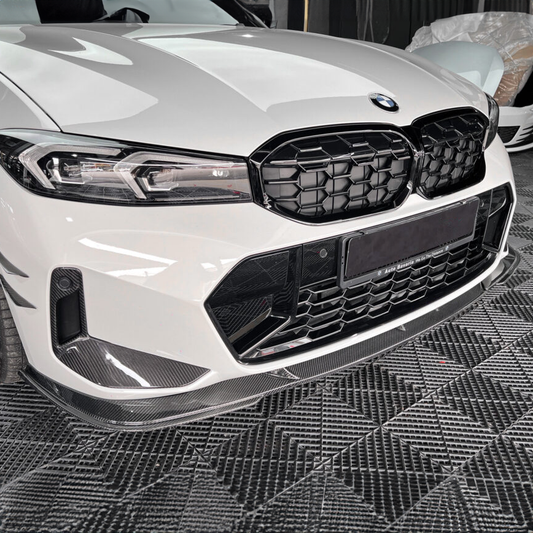 BMW Carbon Fiber Topsth Designs Front Splitter for G20 LCI (2023-2025)