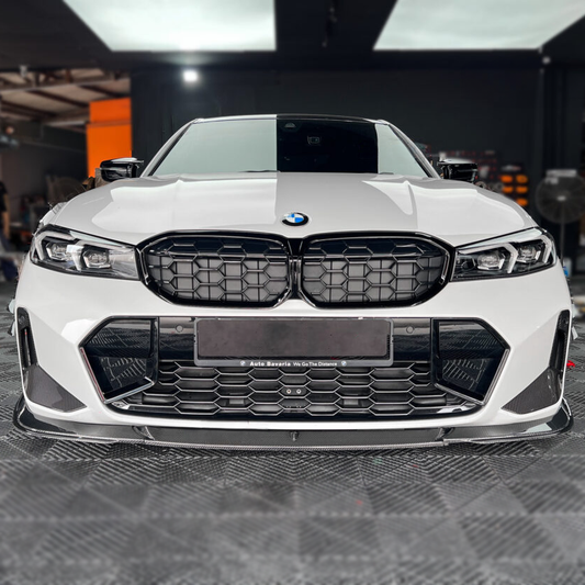 BMW Carbon Fiber Topsth Designs Front Splitter for G20 LCI (2023-2025)