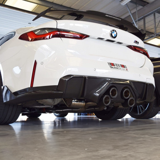 BMW Pre-Preg Carbon Fiber M Performance Style Rear Diffuser G80 M3 & G82 M4
