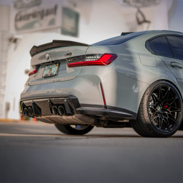 BMW Carbon Fiber OEM Style Rear Bumper Spats for G80 M3 &  G82 M4