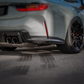 BMW Carbon Fiber OEM Style Rear Bumper Spats for G80 M3 &  G82 M4
