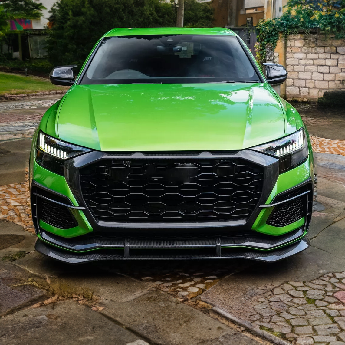 Audi Carbon Fiber ABT Style Frontsplitter für 4M RSQ8 
