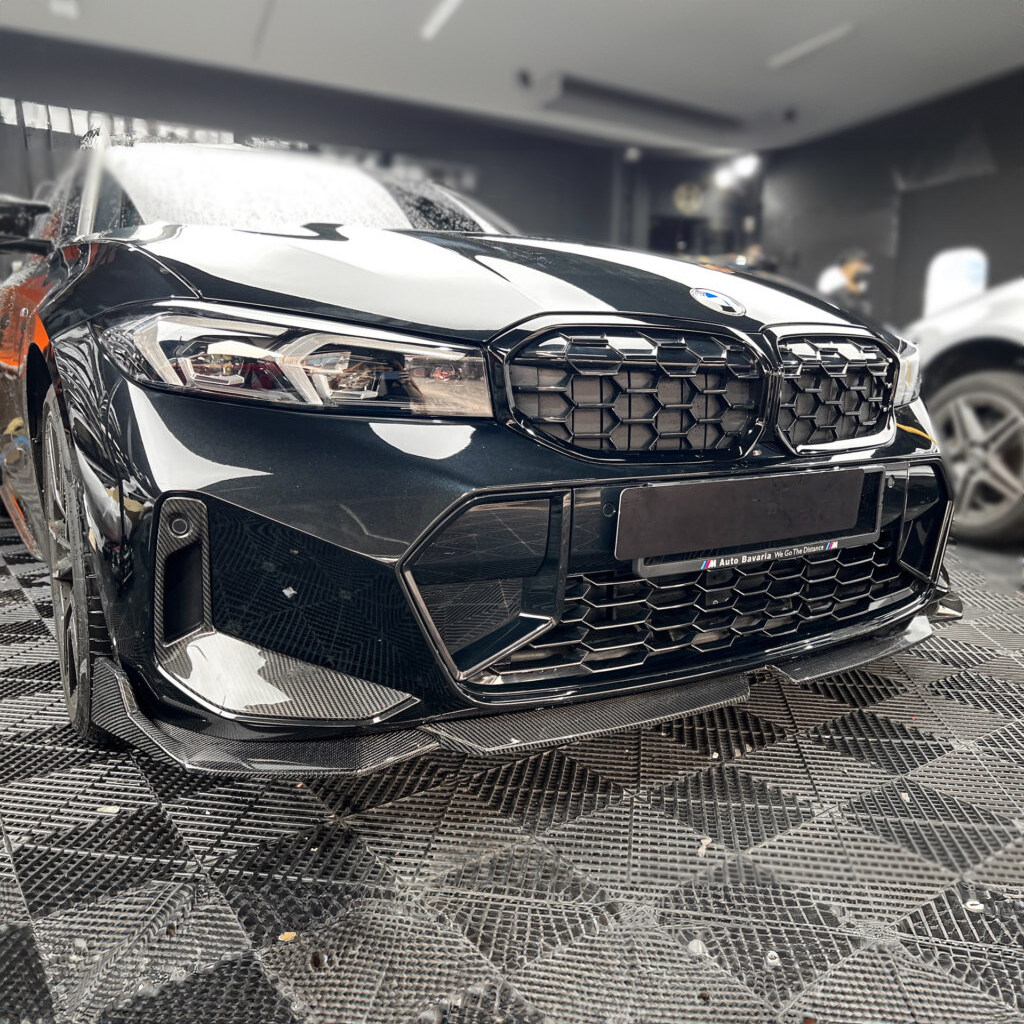BMW Carbon Fiber M Performance Style Front Splitter for G20 LCI (2023+)