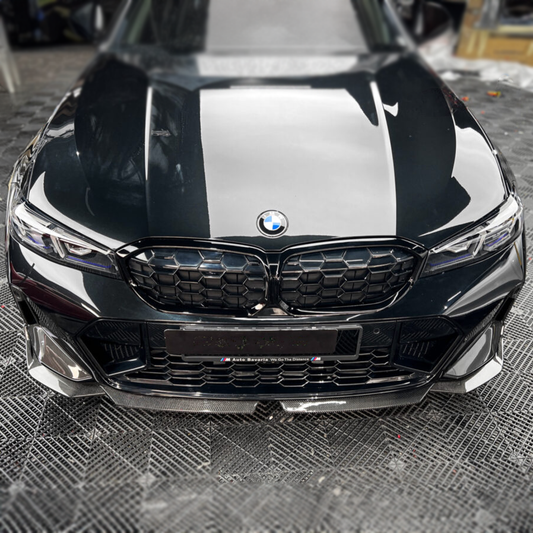BMW Carbon Fiber M Performance Style Front Splitter for G20 LCI (2023+)