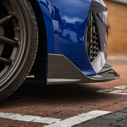 Audi Pre-Pregged Carbon Fiber Topsth Designs Front Splitter for C8 RS6 & RS7 (2019+)