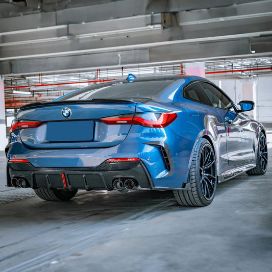 BMW Carbon Fiber Karbel Style Rear Diffuser for G22 (2020+)