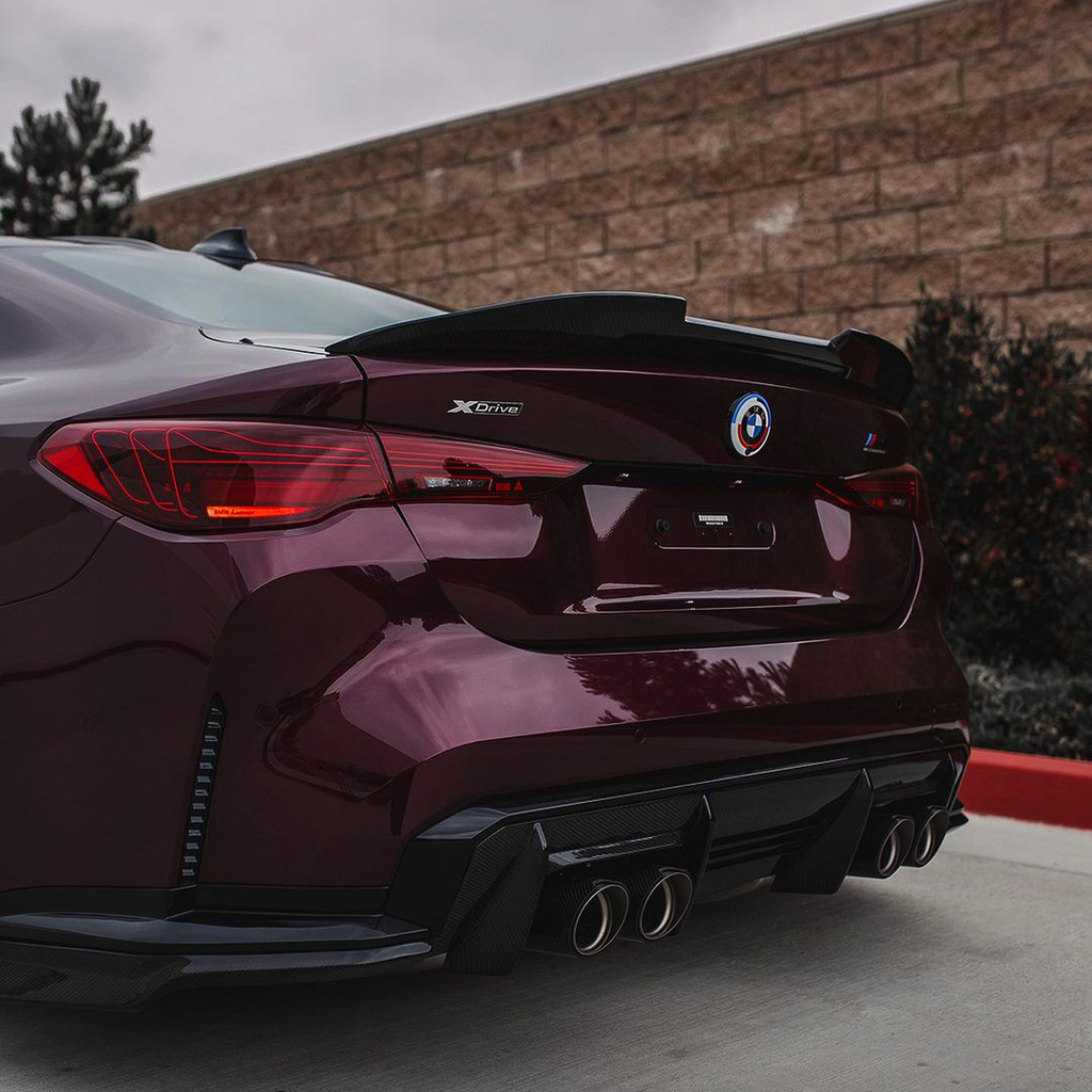 BMW Pre-Pregged Carbon Fiber PSM Style Spoiler for G82 M4 & G22 4 Series (2020+)