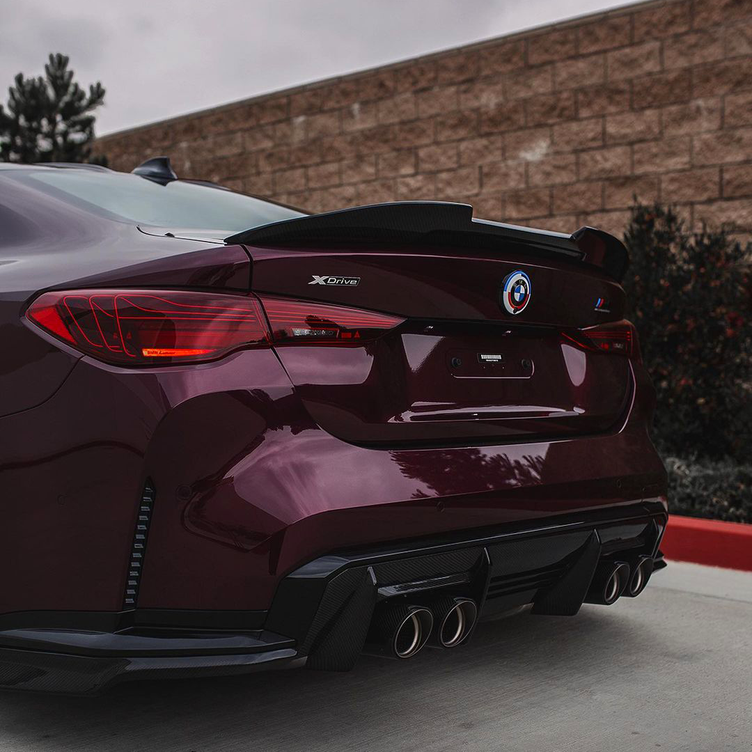 BMW Pre-Pregged Carbon Fiber PSM Style Spoiler for G82 M4 & G22 4 Series (2020+)