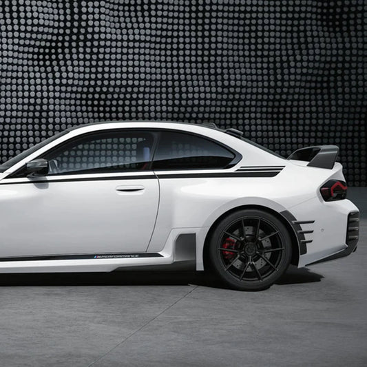 BMW Pre-Preg Carbon Fiber M Performance Style Side Skirts Extensions for G87 M2