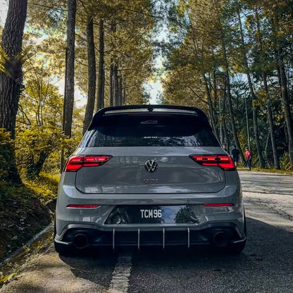 Volkswagen Rear Diffuser Canards/Spats for Golf MK8 GTI PFL
