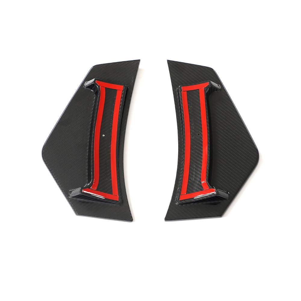 Audi Pre-Pregged Carbon Fiber Performance Style Rear Upper Bumper Spats for R8 Gen 2 FL