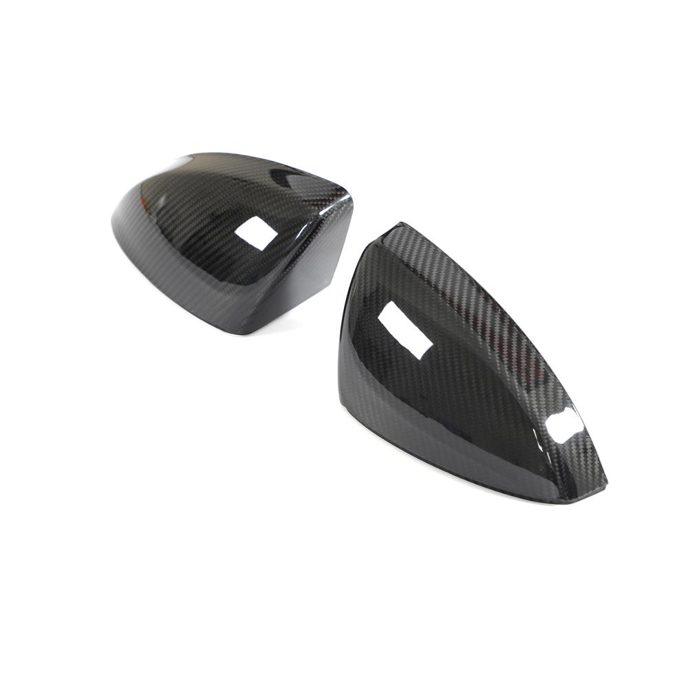 Audi Pre-Pregged Carbon Fiber Mirror Caps for R8 Gen 2 FL