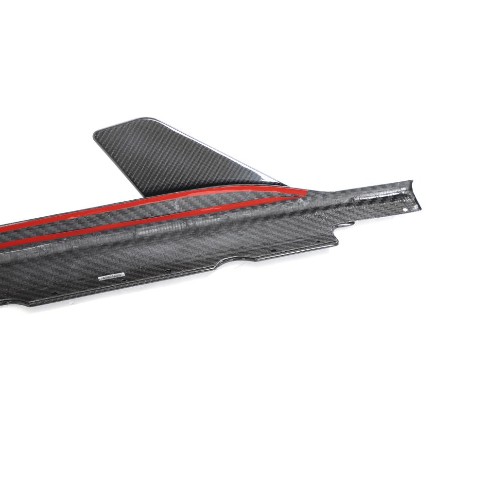 Audi Pre-Pregged Carbon Fiber Capristo Style Side Skirts for R8 Gen 2 FL