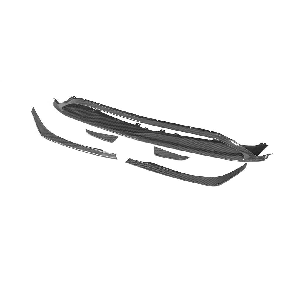 Mercedes Carbon Fiber OEM Style Front Bumper Splitter Canards for W176 Facelift