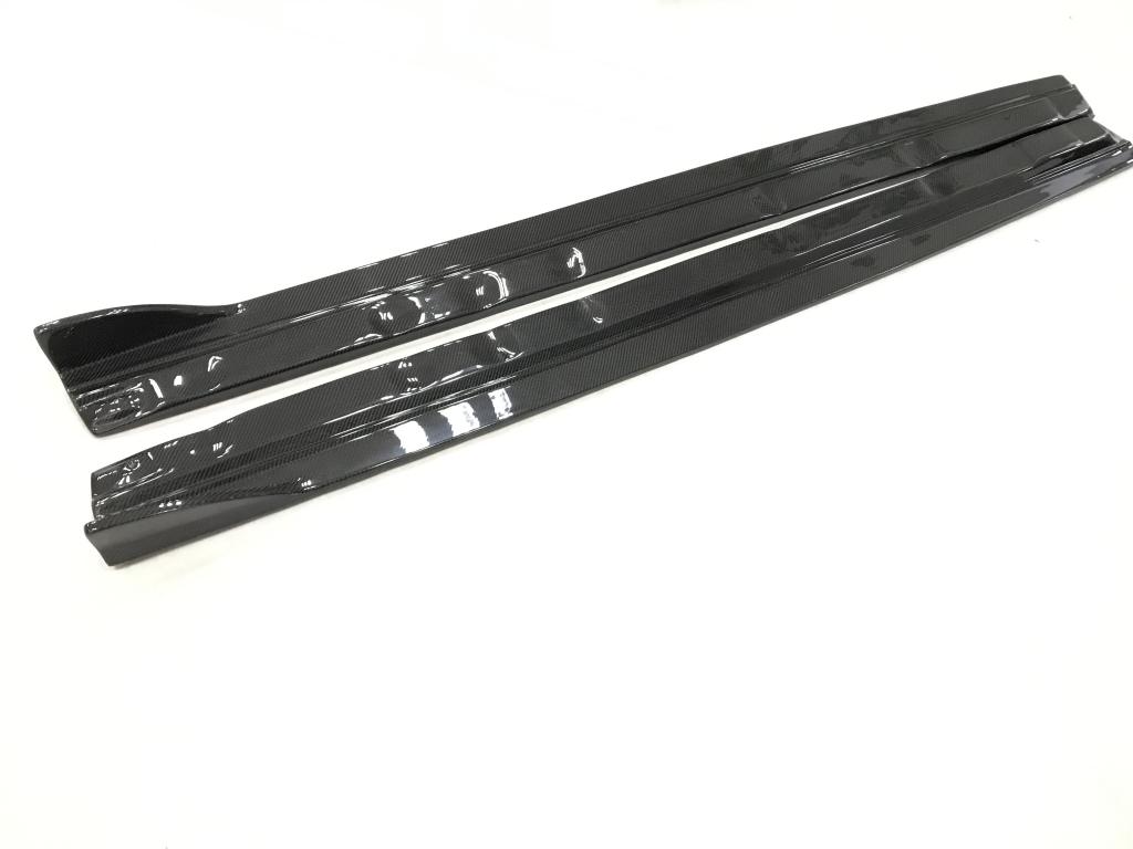 Audi 8V A3 Sedan Standard FL Carbon Fiber Side Skirts