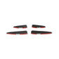Audi Pre-Preg Carbon Fiber Capristo Style Front Canards for R8 Gen 2 FL