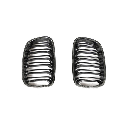 BWM Carbon Fiber Dual Slat Front Grille for F20 Pre-LCI