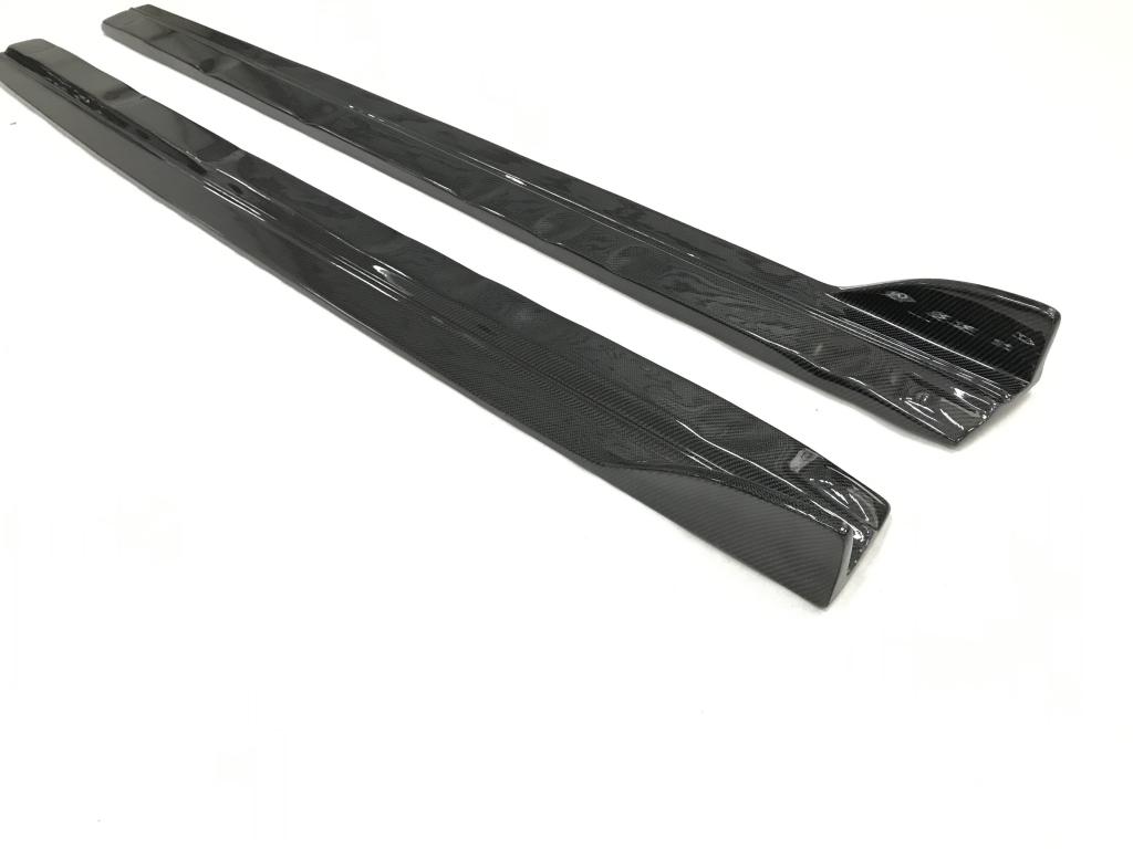 Audi 8V A3 Sedan Standard FL Carbon Fiber Side Skirts
