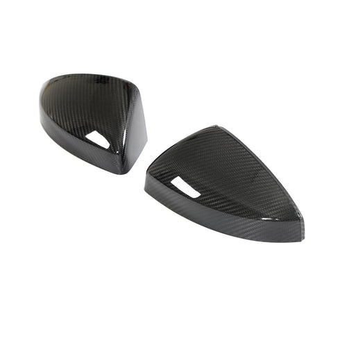 Audi Pre-Pregged Carbon Fiber Mirror Caps for R8 Gen 2 FL