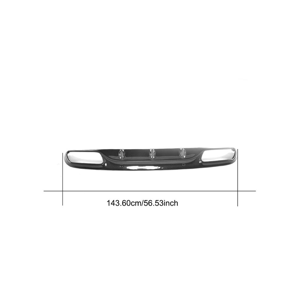 Mercedes Carbon Fiber OEM Style Heckdiffusor für W205 C63 Coupé PFL