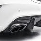 Mercedes W117 Carbon Fiber Rear Diffuser - GT Style