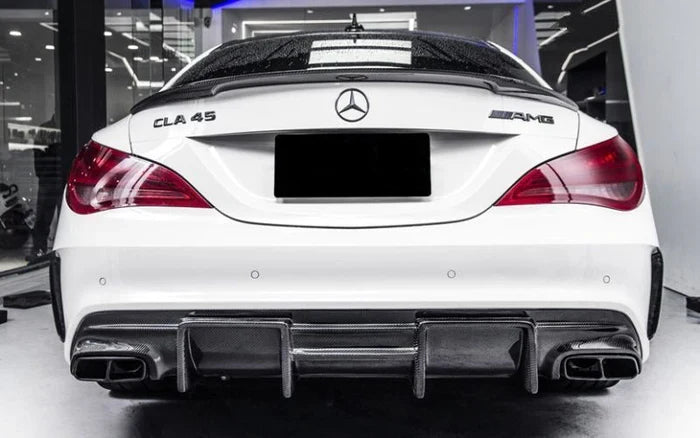 Mercedes W117 Carbon Fiber Rear Diffuser - GT Style
