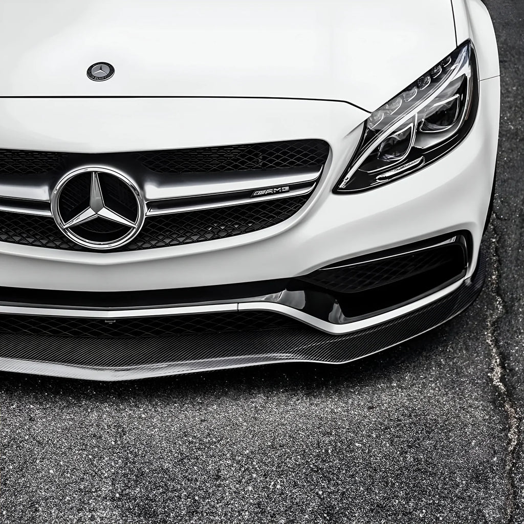 Mercedes Carbonfaser-Frontsplitter im PSM-Stil für W205 C63 Limousine und Coupé PFL (2015-2018)