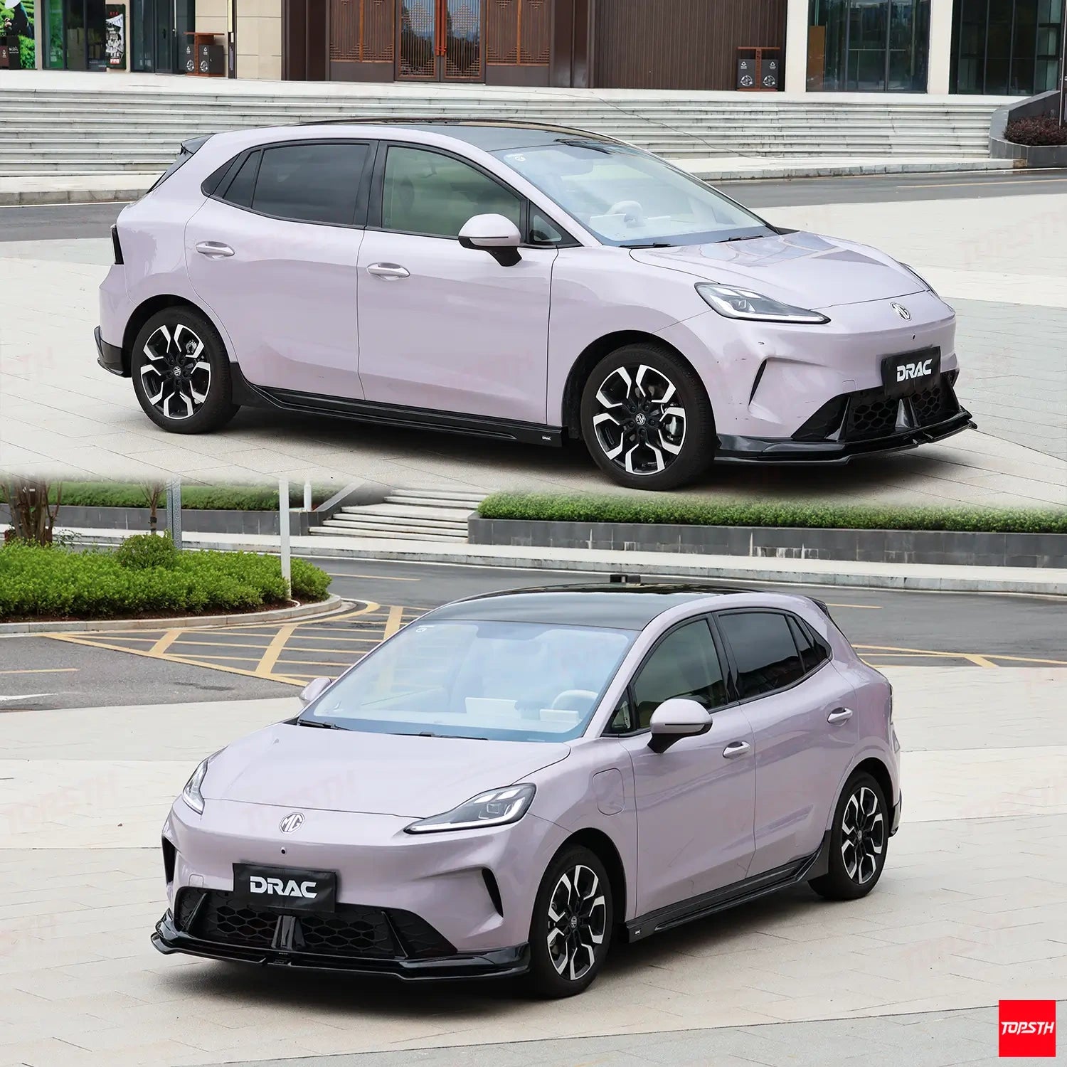 TOPSTH DRAC Style ABS Body Kit for 2025+ MG4 EV Mulan, Fitment Detail.