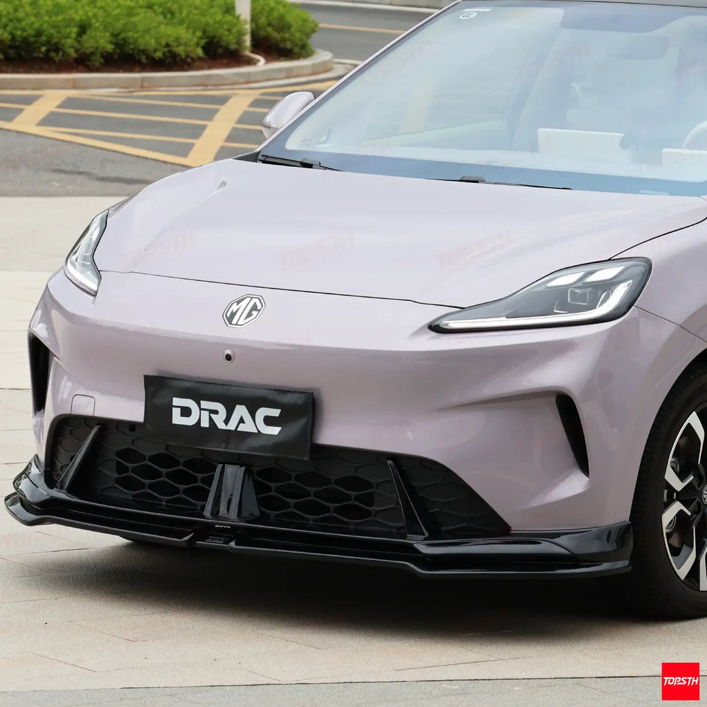 TOPSTH DRAC Style ABS Body Kit for 2025+ MG4 EV Mulan, Front Lip Close Up.