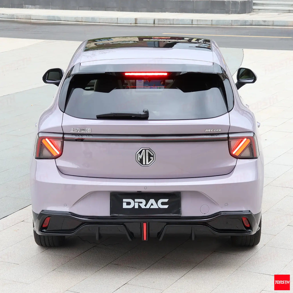 TOPSTH DRAC Style ABS Body Kit for 2025+ MG4 EV Mulan, Rear View.