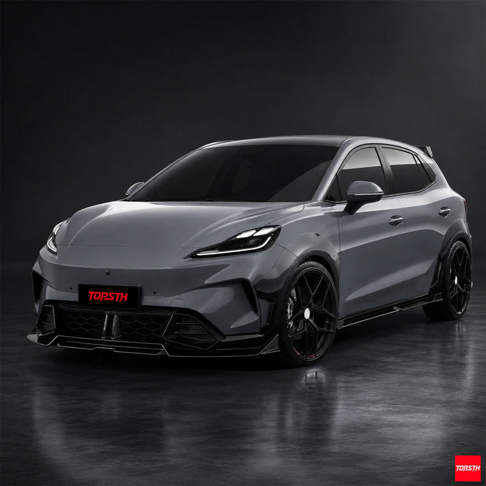 TBRO Style ABS Body Kit for 2025+ MG4 EV mulan, Front 3 Quarter View.