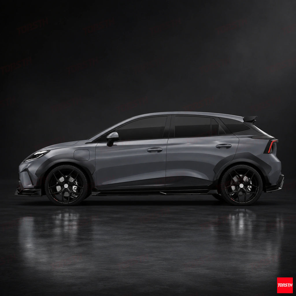 TBRO Style ABS Body Kit for 2025+ MG4 EV mulan, Side Profile.