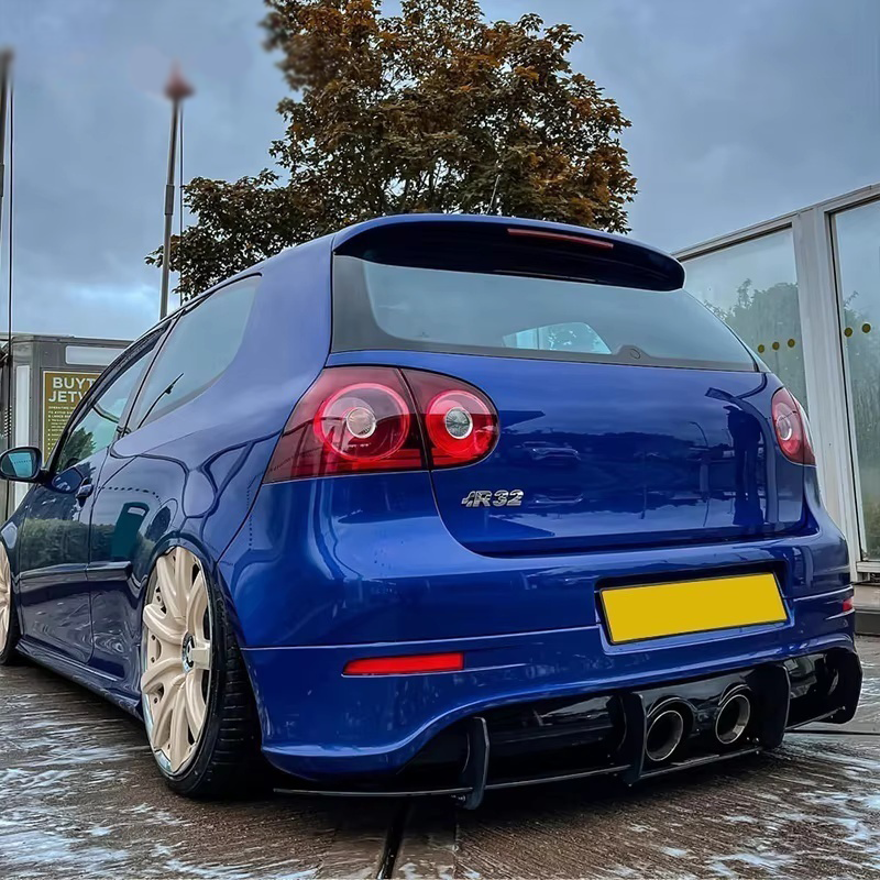 Border Racing R32 Rear Spats Volkswagen Rear Diffuser Canards/Spats Extensions for Golf MK5 R32 (20 ...