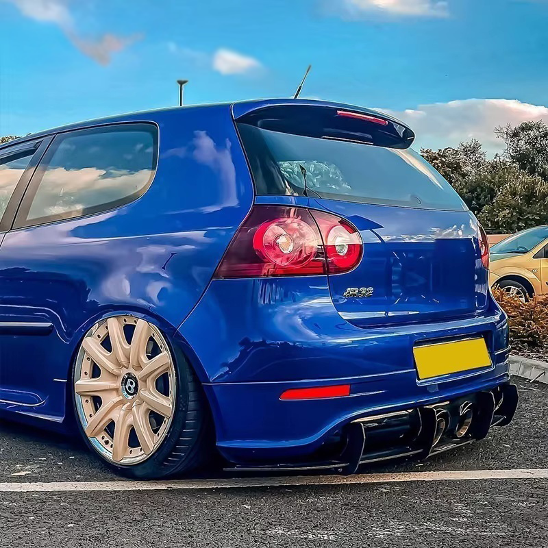 Border Racing R32 Rear Spats Volkswagen Rear Diffuser Canards/Spats Extensions for Golf MK5 R32 (20 ...