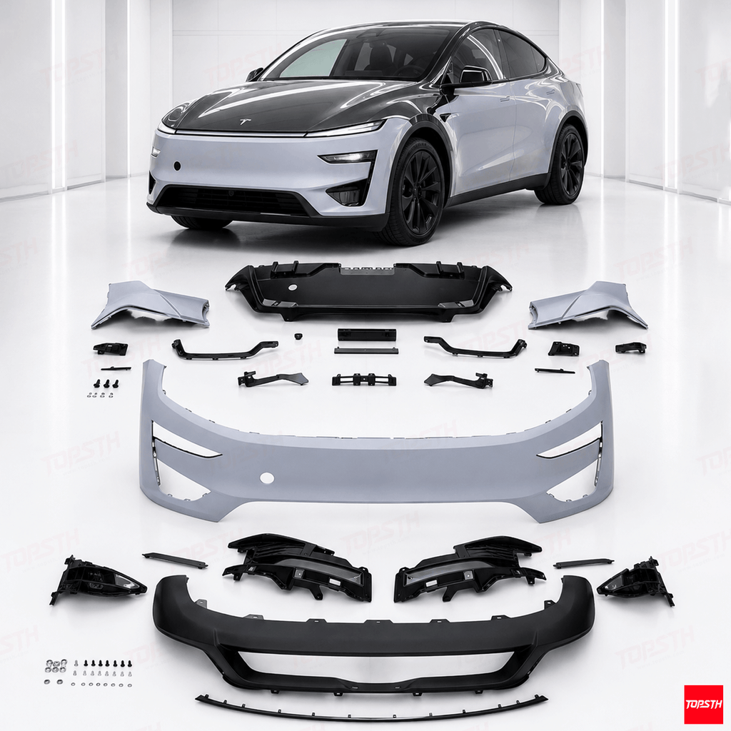 2025+ Tesla Model Y Juniper Performance Style Front & Rear Bumper Conversion Kit