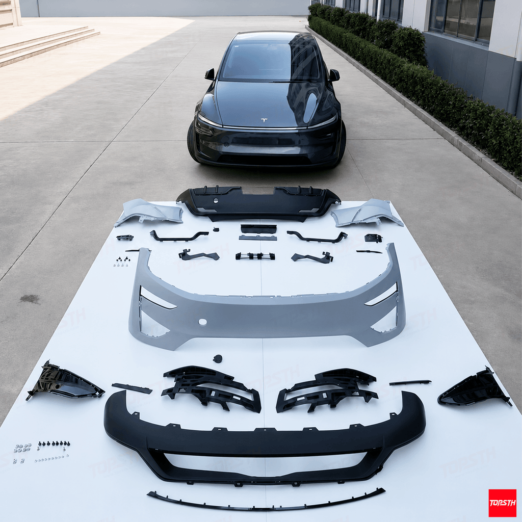 2025+ Tesla Model Y Juniper Performance Style Front & Rear Bumper Conversion Kit