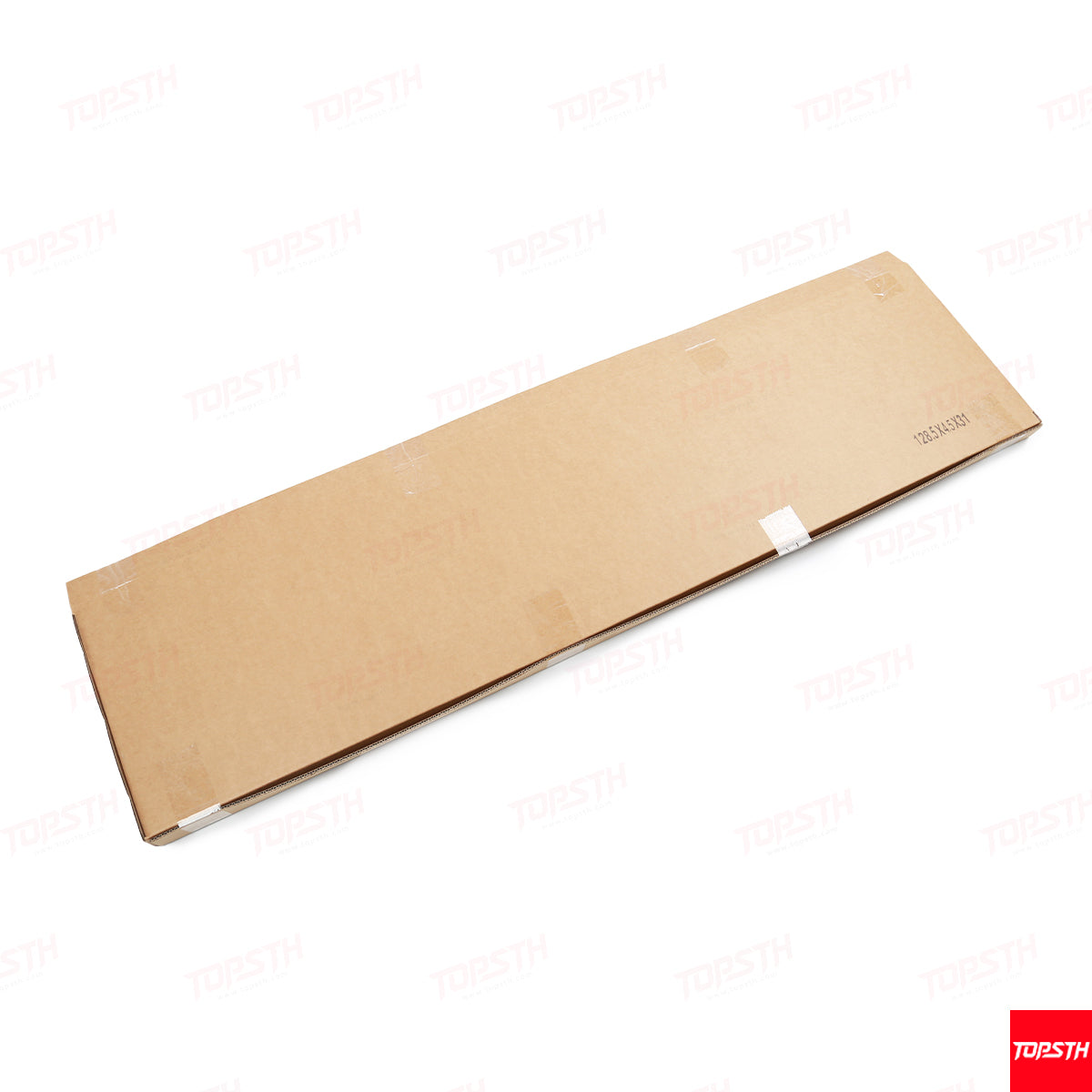 Cardboard packaging box for the new Tesla Model Y Juniper OEM Performance Pro Style rear spoiler.