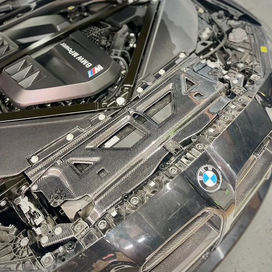 BMW Pre-Pregged Carbon Fiber OEM Style Engine Intake Cover for G80 M3 & G82 M4 (2020+)