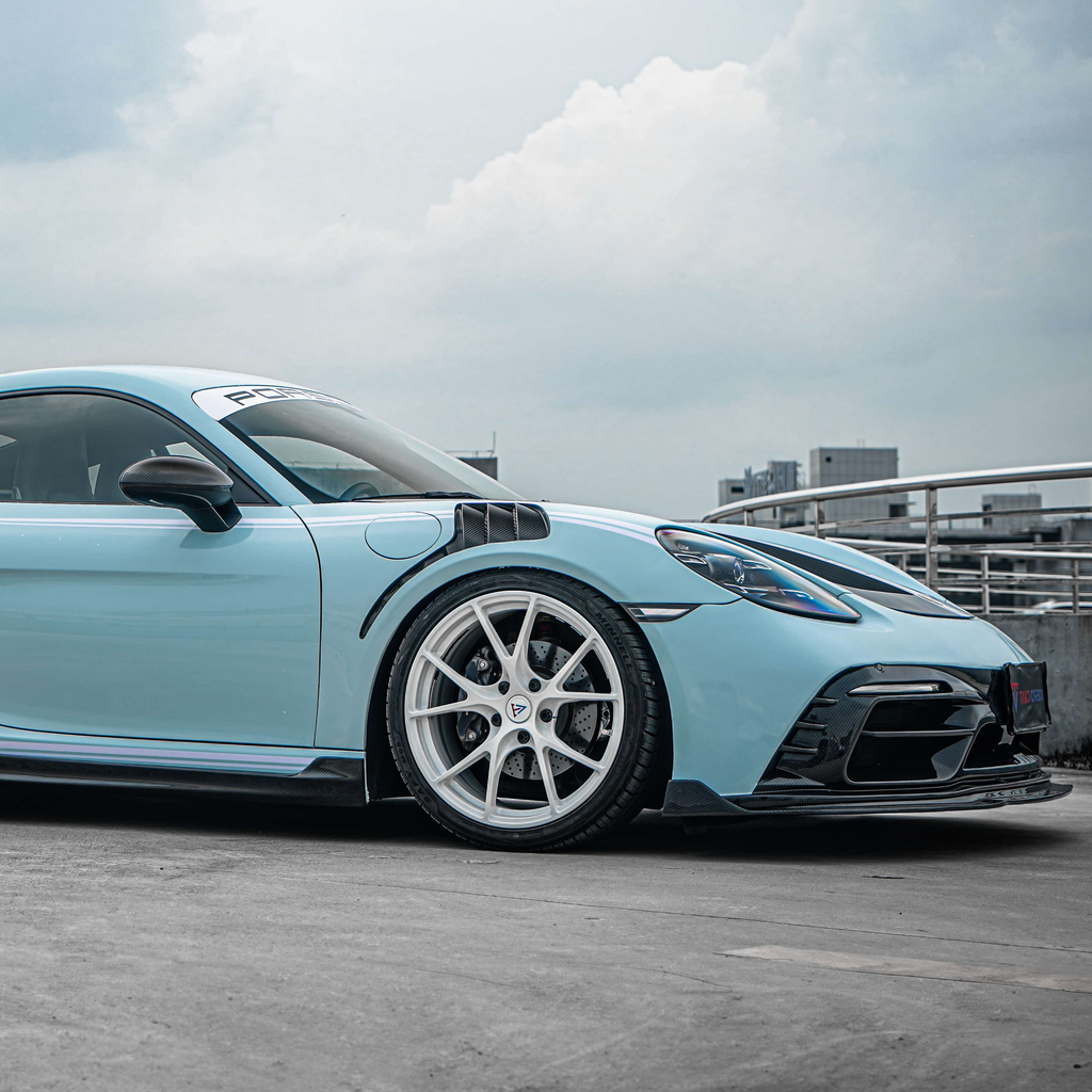 Porsche TAKD Pre-Preg Carbonfaser-Kotflügel vorn für 718 Cayman &amp; Boxter 