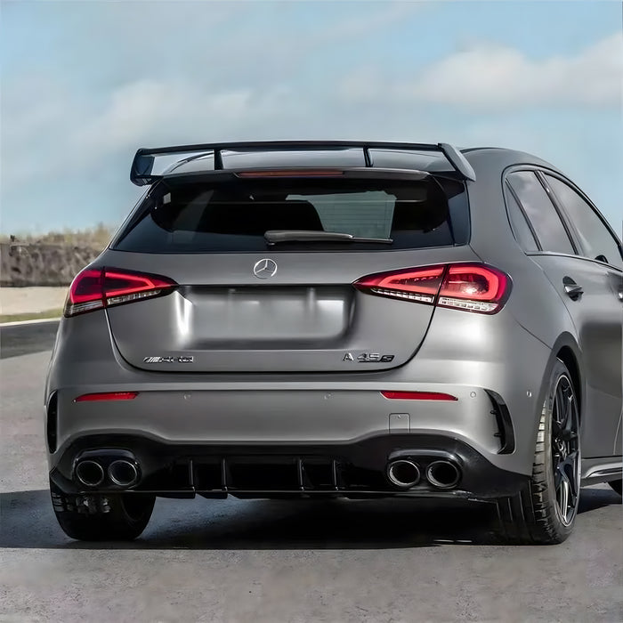 Mercedes W176 Carbon Fiber Rear Spoiler - AMG Style