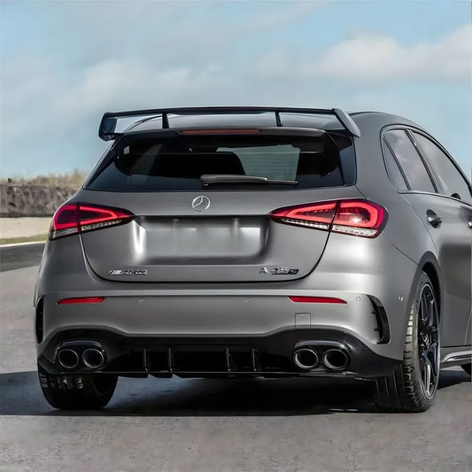 Mercedes W176 Carbon Fiber Rear Spoiler - AMG Style