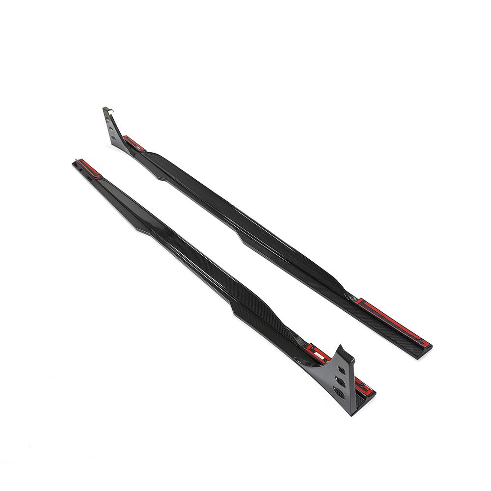 Audi Pre-Pregged Carbon Fiber Topsth Designs Side Skirts for C8 RS6 & RS7 (2019+)