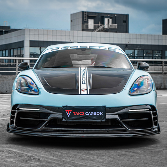 Porsche TAKD V2 Pre-Preg Carbon Fiber Hood for 718 Cayman & Boxter