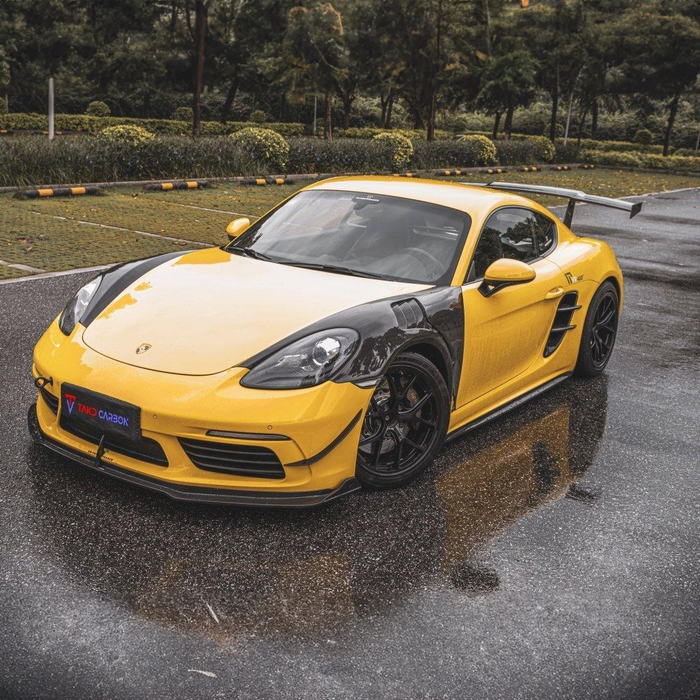 Porsche TAKD Pre-Preg Carbonfaser-Kotflügel vorn für 718 Cayman &amp; Boxter 