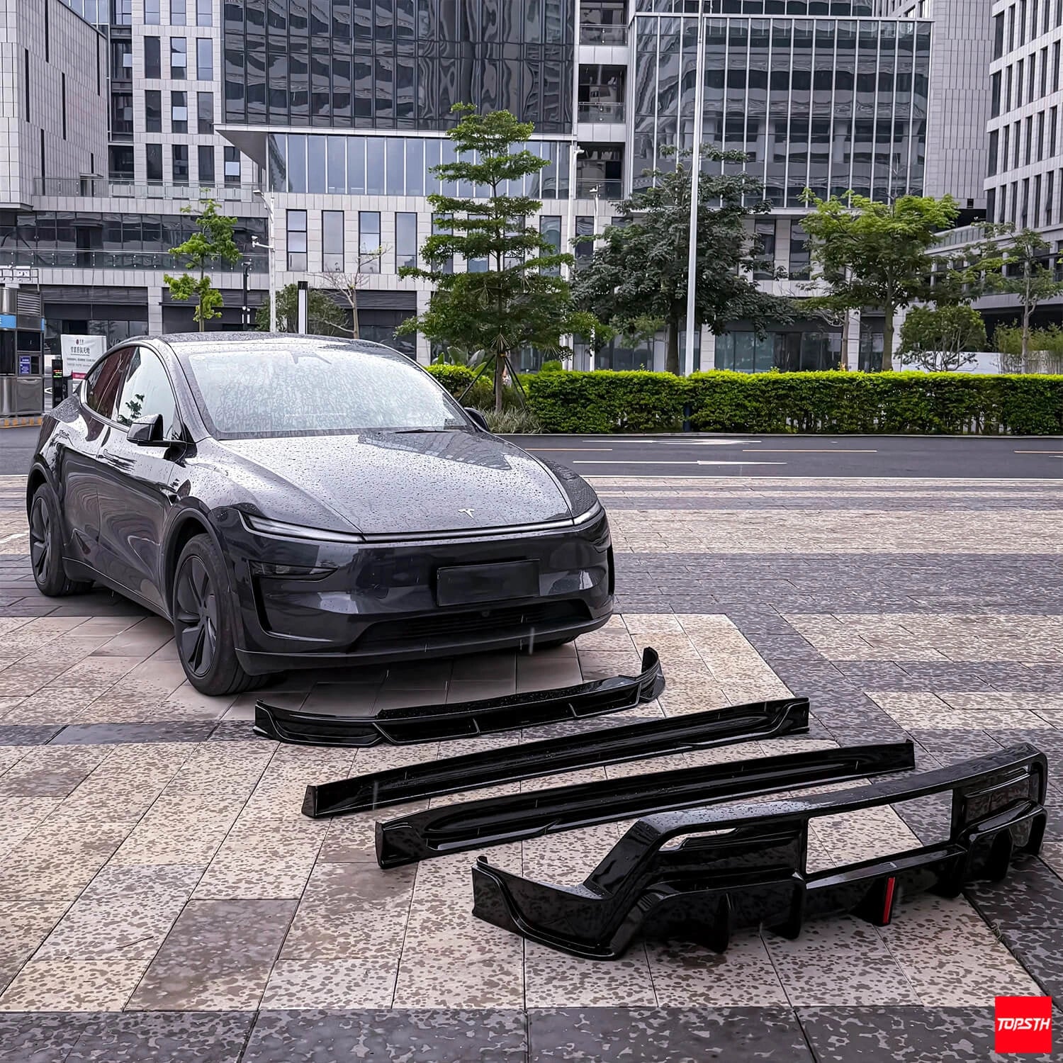  TOPSTH Xtan Style ABS Body Kit for 2025+ Telsa YL/YYY, Package Includes.