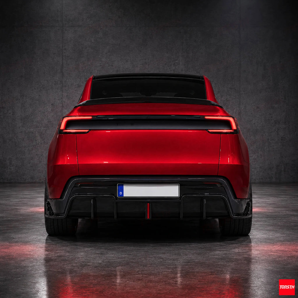 TOPSTH Xtan Style ABS Body Kit for 2025+ Telsa YL/YYY, Rear View.