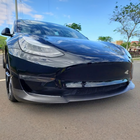 Tesla Carbon Fiber T Style Frontsplitter für Model 3 2016-2023